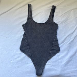 Free People FPMovement bodysuit gray